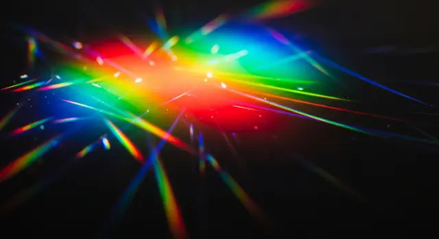 Prism Light template: holographic rainbow gradients